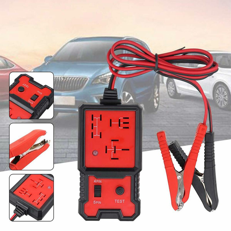 Us!12v Electronic Automotive Relay Tester For Cars Auto Battery Checker Ae100