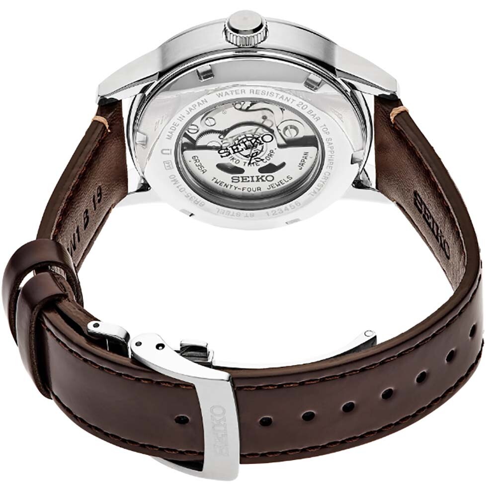 Pre-owned Seiko Prospex Spb251 1959 Brown Patterned Dial Automatic Watch