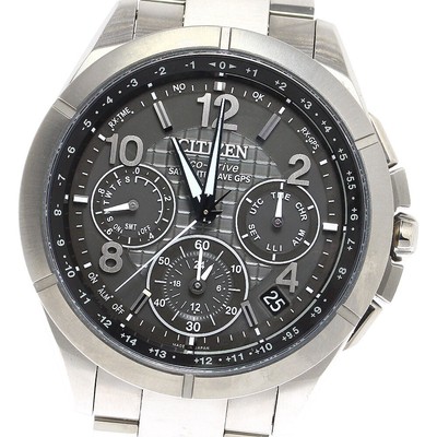 CITIZEN Atessa CC9070-56H GPS Gray Dial Solar Powered Radio Men's Watch_785663
