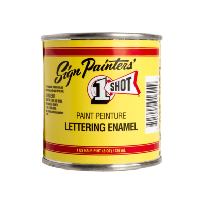 1 Shot Sign Painters' Lettering Enamels - 236ml Pot