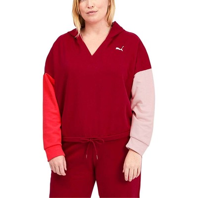 

Puma Modern Sports Pullover Hoodie Plus Женская красная 846869-33, Красный