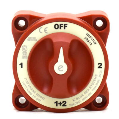 Blue Sea Systems Boat Battery Selector Switch 9001EB | 4-Position