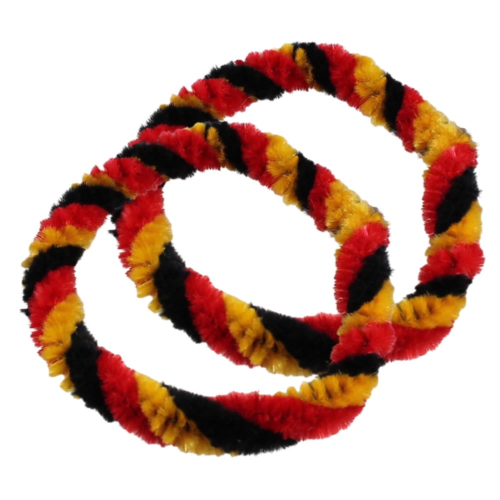 Nabenputzringe schwarz rot gold Fahrradpflege DIY universal 0,7 Meter Putzringe