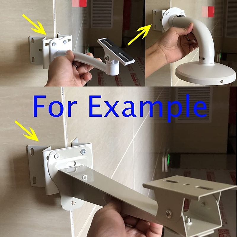 xterior Outside Wall Corner Mount Metal Bracket Right Angle CCTV Surveillance