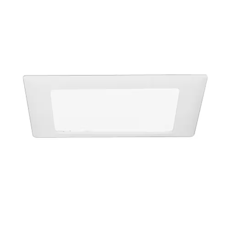 HALO Recessed Light Trim 9 Inch Square White Albalite Lens Ceiling Fixture Cover