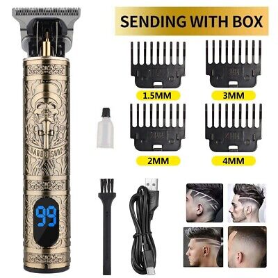 Professional Hair Clippers Trimmer Cordless Shaving Machine Cutting Barber Beard