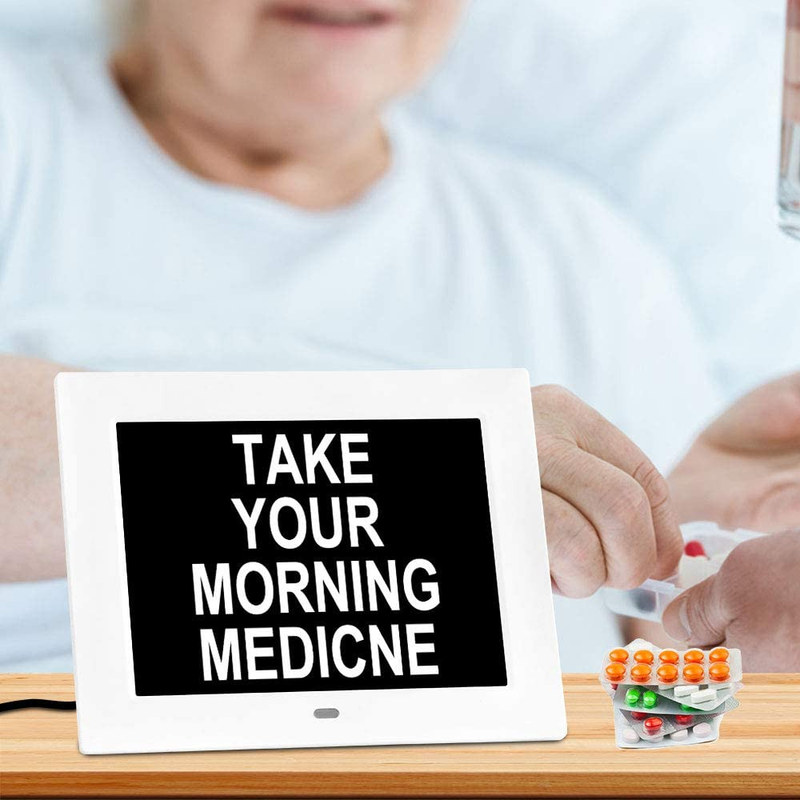 Digital Calendar Day Clock- 8 Alarms,Dementia,Alzheimer,Memory Loss