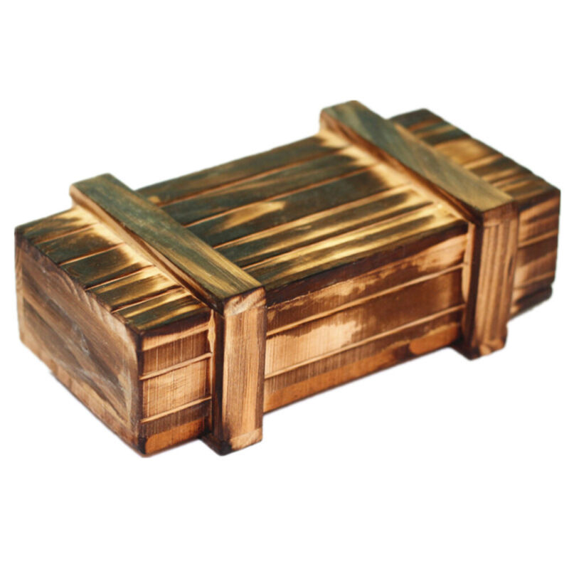 Secret Compartment Box Puzzle Gift Box Wooden Container With Secret