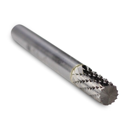 BHA 10 Piece Tungsten Carbide Burr Die Grinder Bits Set, Double Cut – 1/4” Shank