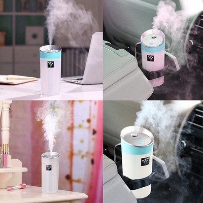300ml Ultrasonic USB Mini Cup Humidifier for Bedroom Living Room    AZURE