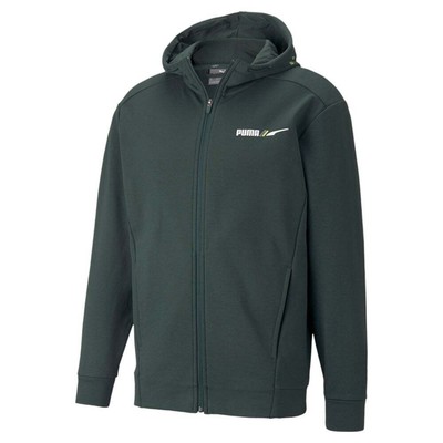 

Puma RadCal Winterized Full Zip Hoodie Mens Size  Повседневная верхняя одежда 84652880, Зеленый