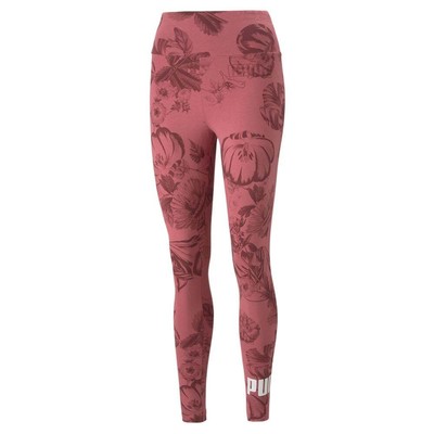 

Леггинсы Puma Frozen Flower с высокой талией женские фиолетовые спортивные повседневные 67400445, Фиолетовый, Puma Frozen Flower High Waisted Leggings