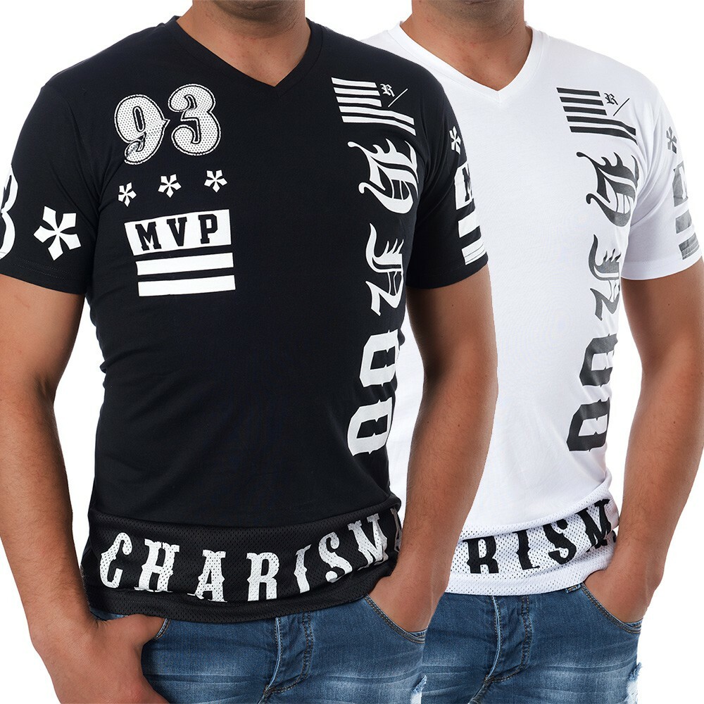 KARIQU Herren Poloshirt T-Shirt Kurzarm Slim Fit ...