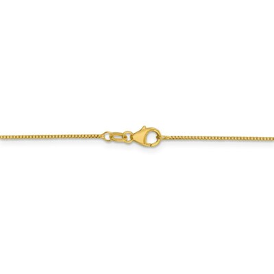 Pre-owned Superdealsforeverything 18k 16 Inch .7mm Box With Lobster Clasp Chain; 16 Inch; Lobster Clasp In Yellow