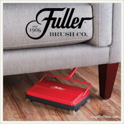 Fuller Brush 17052 Electrostatic Carpet & Floor Sweeper 9" Cleaning Path - Red