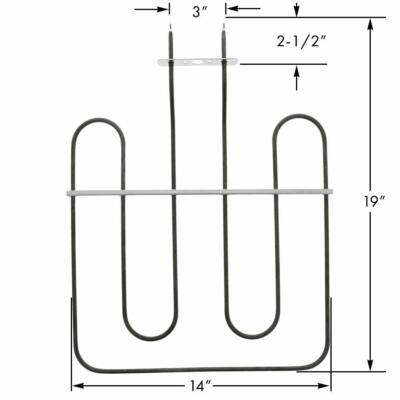 Exact Replacement Part MEE62306504 For LG Range Oven Bake Heating Element