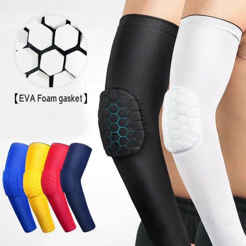 Basketball Knee Pads Kneepad Honeycomb Knee Leg Compression Sleeve Support Guard