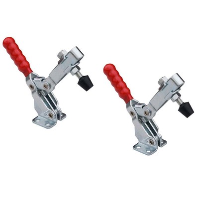 POWERTEC Toggle Clamp Vertical Quick Release Jig Assembly Support 500 lbs 2 Pack