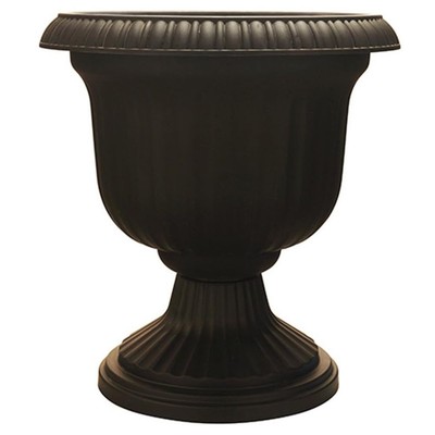 Southern Patio Lightweight 19 Inch Round Outdoor Utopian Urn Accent Pot for