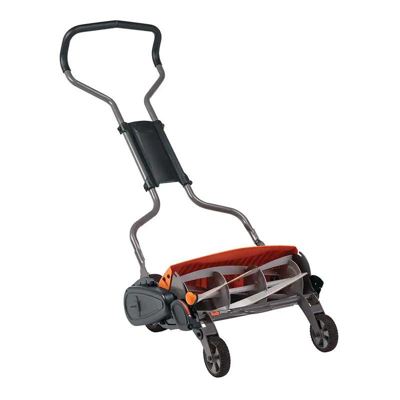 Staysharp 18 In. Cut Manual Push Non Electric Walk behind Reel Mower