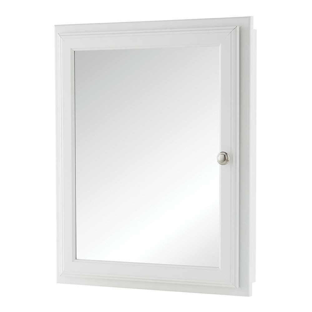Fog Free Mirror Framed Recessed Surface Mount Bathroom Medicine