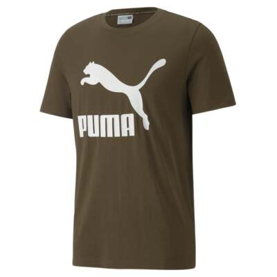 

Мужские зеленые повседневные топы Puma Classics с круглым вырезом и коротким рукавом с логотипом 6704356, Зеленый, Puma Classics Logo Crew Neck Short Sleeve T-Shirt