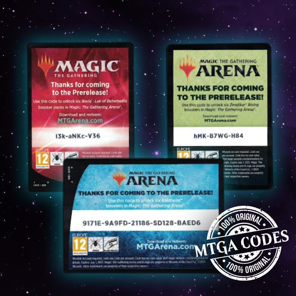 MTG MTGA Arena Code Card Prerelease 6 Booster Packs Dominaria United DMU EBG