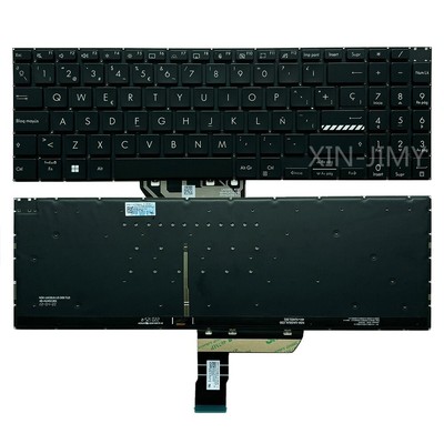 Spanish Backlit Keyboard for Asus Vivobook M6500R M6500Q M6500QE M6500XV M6500R