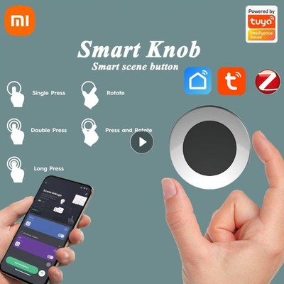 Xiaomi ZigBee Smart Knob Press Rotate Wireless Scene Switch Button Controller Ba