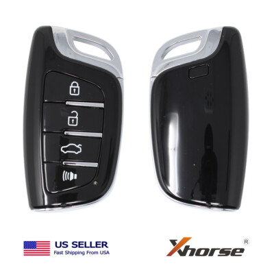 XHORSE SMART Proximity Remote Key 4 Button Crystal Black XSCS00EN