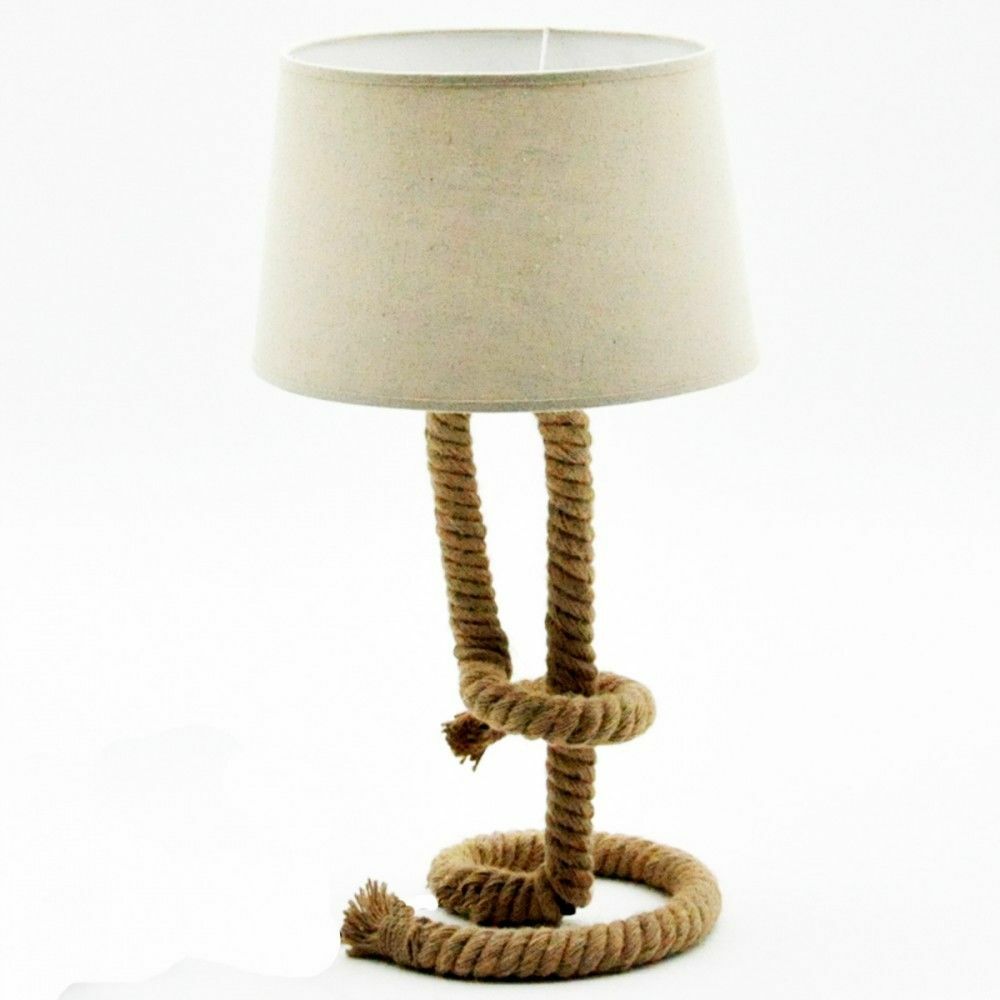 nautical twisted rope floor lamp