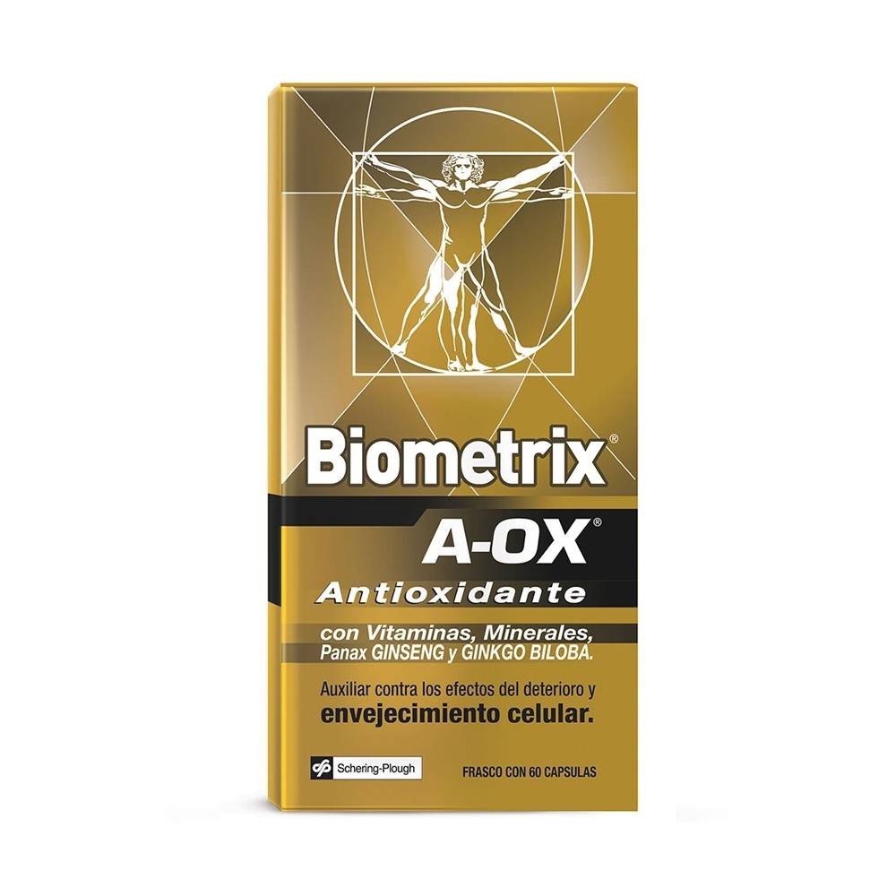 Biometrix A-OX Antioxidant Multivitamins & Minerals Ginseng +Ginko Biloba 30cps  1