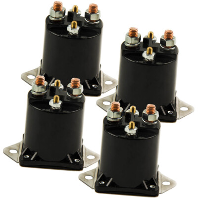 4x Solenoid For Club Car 12V Gas Golf Carts | 1984 for DS for Precedent |1013609