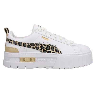 Puma Mayze Wild Leopard Lace Up  Womens Size 9.5 M Sneakers Casual Shoes 3841950