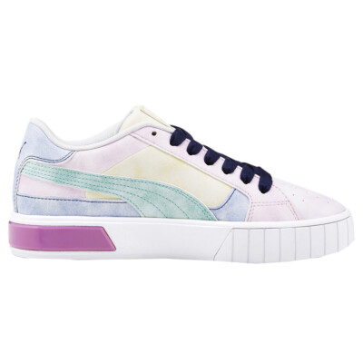 Puma Cali Star Tie Dye Lace Up Womens Blue, Green, Pink, Purple Sneakers Casual