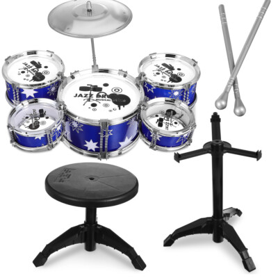 Toddler Drum Set Musical Toy Upgrade Drum Kit for Kids Rock Jazz Baby Xmas Gift