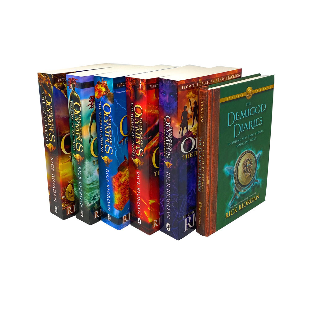 Heroes of Olympus Series 6 Books Collection Rick Riordan ...