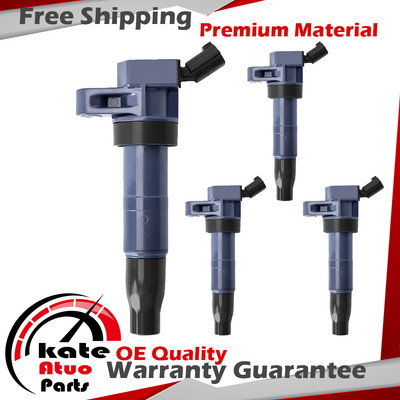 Set of 4 UF611 Ignition Coil For 08-16 Hyundai Equus 5.0L V8 Kia Sonata 2.4L L4