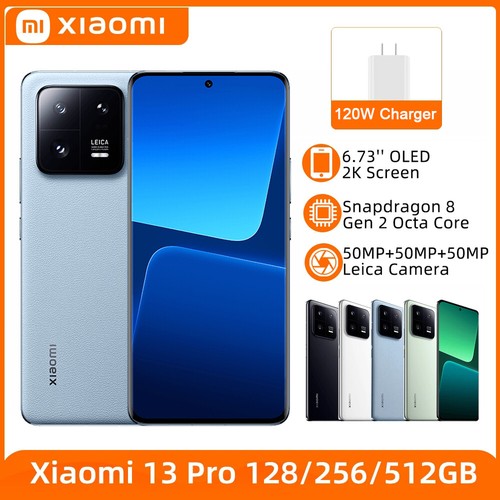 Xiaomi 13 Pro 5G Smartphone, Pantalla OLED de 6.73 2K 120Hz, Snapdragon 8  Gen 2, 120W HyperCharge, Cámara Triple de 50MP, 12GB RAM 256GB ROM, Verde :  : Electrónicos