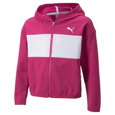 

Puma Modern Sports FullZip Hoodie G Girls Розовая повседневная верхняя одежда 846923-14, Розовый