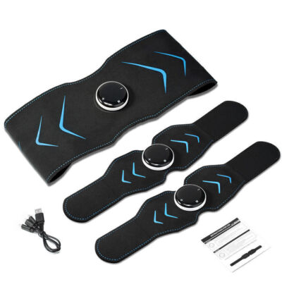 EMS Abdominal Muscle Toning Trainer ABS Stimulator Toner Fitness Binder Gym Belt