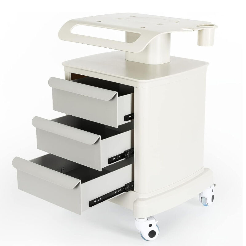Mobile Ultrasound Cart Hospital Trolley Cart Beauty Medical Storage Trolley Cart
