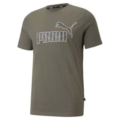 

Puma Camo Logo Футболка с круглым вырезом и коротким рукавом Мужские повседневные топы размера  846830-44, Зеленый, Puma Camo Logo Crew Neck Short Sleeve T-Shirt