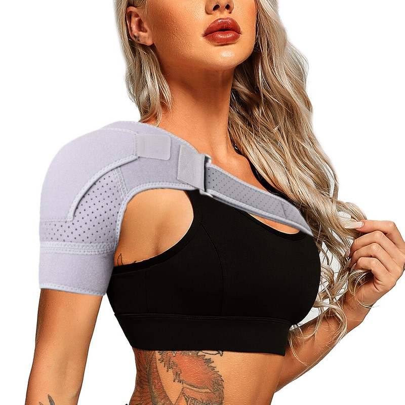 Shoulder Brace Support Compression Sleeve Torn Rotator Cuff AC Joint Pain Wrap
