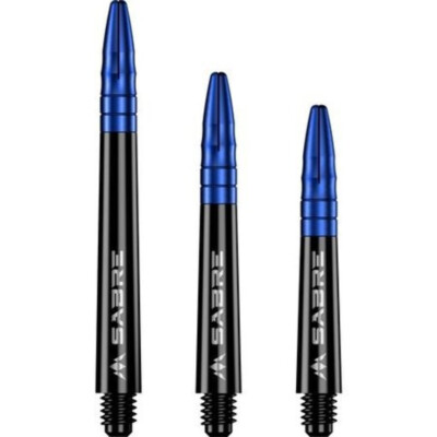 Mission Sabre Dart Shafts - Black Base / Blue Top