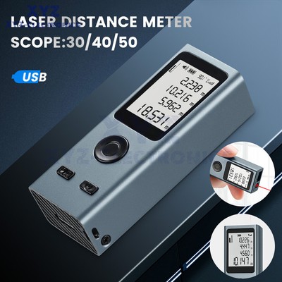 Electronic Laser Finder Protractor Digital Inclinometer Angle Measure Gauge US