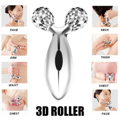 3D Roller Face Massager Face Lift Tool Firming Beauty Massage Body Face Massage