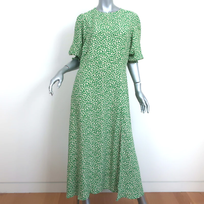 Mango green hot sale polka dot dress
