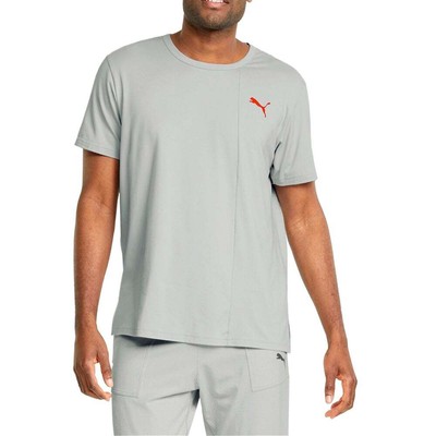 

Puma Train Cloudspun Crew Neck Short Sleeve Athletic TShirt Mens Grey Athletic C, Puma Train Cloudspun Crew Neck Short Sleeve Athletic TShirt