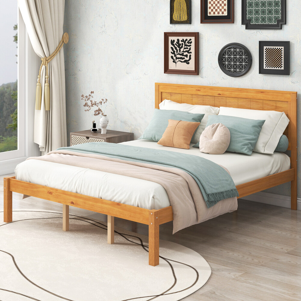 W/headboard,wood Slat Support